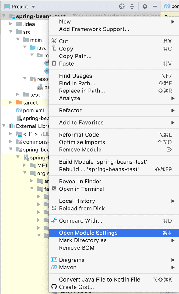 module setting